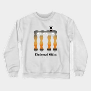 Bold monkey print "Diademed sifaka" Crewneck Sweatshirt